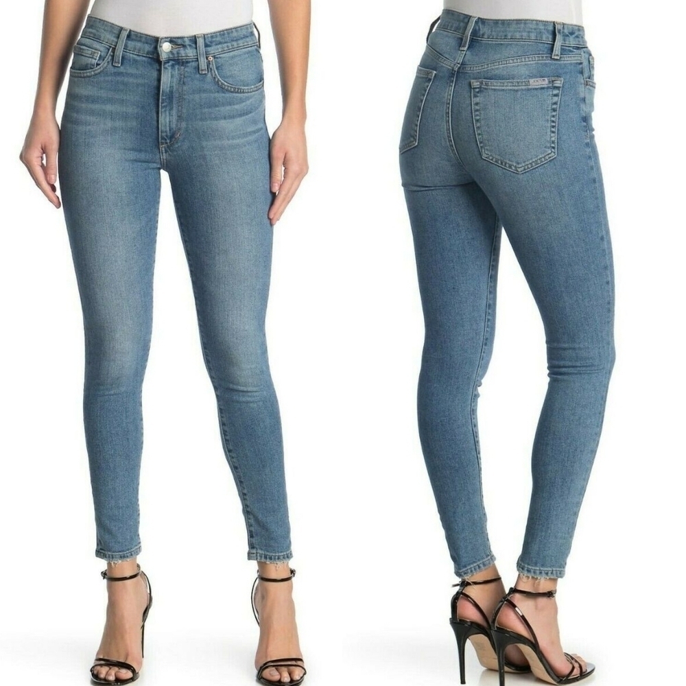 Joe's jeans high rise skinny ankle Siyeh blue stretch denim Women's size 28